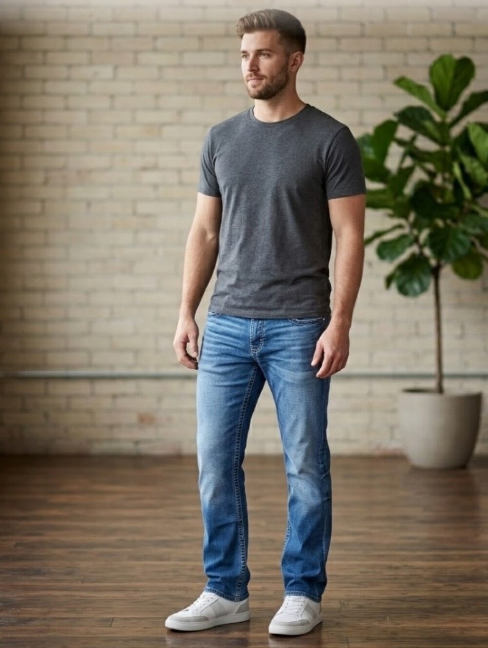 🔥BKE Jake Blue Washed Jeans sz 38x34